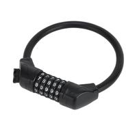 Hihaha Bicycle Lock/Bicycle Padlock Cable Lock Spiral Lock for Mountain Bike / 5 Digit Resettable Bike Cable Lock Steel ABS PVC 40cm / 1 Pc Black