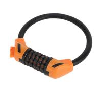 Hihaha Bicycle Lock/Bicycle Padlock Cable Lock Spiral Lock for Mountain Bike Road Bike / 5 Digit Resettable Bike Cable Lock Steel 40cm / 1 Pc Black Orange
