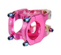 Hihaha Bike Stem Short Handlebar Adjustable 35mm Rose Gold Pink 1 Pcs