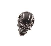 Hihaha Car 3D Emblem Badge Decal Skeleton Skull Bone Shape Sticker Durable Material