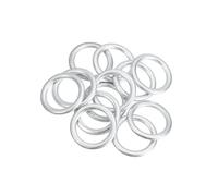Hihaha Car Oil Drain Plug Gaskets, Engine Oil Crush Washer Seals, for Audi A3 2009-2013, Aluminum, No.N0138157, Silver Tone, 12 Pcs Durable Material