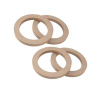 Hihaha Car Speaker Spacer Rings/for Car/Wood / 4 Pcs Khaki
