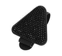 Hihaha Car Sun Visor Sunglasses Holder/Front Sun Visor Eyeglasses Clip Triangle Shape Magnetic for Car SUV Truck/Durable Visor Panel Organizer PU Leather / 1 Pc Black Faux Diamond