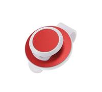 Hihaha Car Sunglasses Clip Universal Sun Visor Eyeglasses Holder Clip ABS,Aluminium Alloy Red,White 7.2x5.8cm 1 Pcs