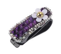 Hihaha Car Sunglasses Clip Universal Sun Visor Eyeglasses Holder Clip ABS,Diamond Purple 7x2.5cm 1 Pcs