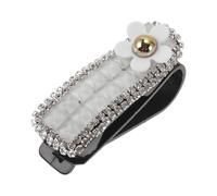 Hihaha Car Sunglasses Clip Universal Sun Visor Eyeglasses Holder Clip ABS,Diamond White 7x2.5cm 1 Pcs