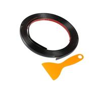 Hihaha Car Truck Window Trim Strip 5/16" 8mm Width 10Ft 300cm Self Adhesive Scratch-Proof | Bumper Door Body Side Decorative Sticker Gloss Black 1 Set Durable Material