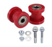 Hihaha Chain Roller Pulley Tensioner/for Motorcycle 8mm 10mm 2 Set Red