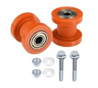 Hihaha Chain Roller Pulley Tensioner/for Motorcycle ATV 8mm 2 Set Orange