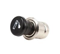 Hihaha Cigarette Lighter Plug/for Car/Metal Ceramic / 1Pcs Black Silver Tone