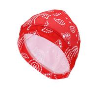 Hihaha Cycling Hat Sweat Wicking Breathable Hard Hat Liner Polyester Fabric Red 25x14cm 1 Pcs