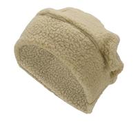 Hihaha Cycling Hat Warm Ear Protection Hard Hat Liner Wool Velvet Fabric Beige 27x22cm 1 Pcs
