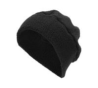 Hihaha Cycling Hat Warm Ear Protection Hard Hat Liner Wool Velvet Fabric Black 27x22cm 1 Pcs