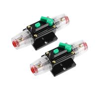 Hihaha DC 12V- 48V 40Amp Reset Circuit Breaker for Car /2 Pcs Black Green
