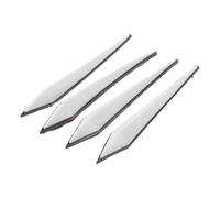 Hihaha Door Mirror Bumper Guard/Exterior Door Trim Car Protection Sticker for Car Vehicle RV Truck Pickup/Anti-scratch Collision Plastic / 4 Pcs White