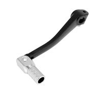 Hihaha Folding Motorcycle Gear Shifter Lever for Bosuer 125 Aluminum Alloy Pedal Shift Lever Arm Black Lever Silver Tone Head