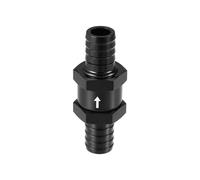 Hihaha Fuel Check Valve One Way/Inner Non Return One Way Check Valve for Car Fuel Petrol Gasoline Diesel/Durable 0.55" 14mm OD / 1 Pcs Black