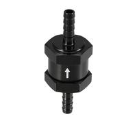 Hihaha Fuel Check Valve One Way/Inner Non Return One Way Check Valve for Car Fuel Petrol Gasoline Diesel/Durable 0.24" 6mm OD / 1 Pcs Black