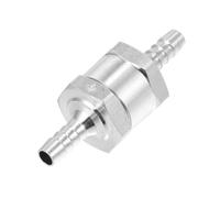 Hihaha Fuel Line Check Valve/Inner Non Return One Way Check Valve Fuel Petrol Gasoline Diesel for Fuel Systems/Durable Aluminum Alloy 1/4" 6mm OD / 1pcs