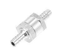 Hihaha Fuel Line Check Valve/Inner Non Return One Way Check Valve Fuel Petrol Gasoline Diesel for Fuel Systems/Durable Aluminum Alloy 5/16" 8mm OD / 1pcs