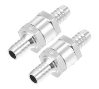 Hihaha Fuel Line Check Valve/Inner Non Return One Way Check Valve Fuel Petrol Gasoline Diesel for Fuel Systems/Durable Aluminum Alloy 3/8" 10mm OD / 2pcs