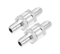 Hihaha Fuel Line Check Valve/Inner Non Return One Way Check Valve Fuel Petrol Gasoline Diesel for Fuel Systems/Durable Aluminum Alloy 1/2" 12mm OD / 2pcs