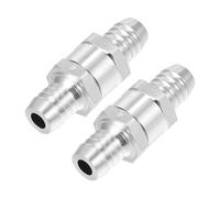Hihaha Fuel Line Check Valve/Inner Non Return One Way Check Valve Fuel Petrol Gasoline Diesel for Fuel System/Durable Aluminum Alloy 9/16" 14mm OD / 2pcs
