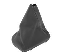 Hihaha Gear Shift Stick Gaiter for BMW E60 E61 2004-2008 Gear Stick Knob Cover Boot Shift Cover Dustproof Leather 1 Pc Grey