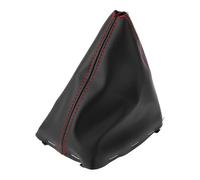 Hihaha Gear Shift Stick Gaiter for Ford Focus C-MAX 2003-2010 Gear Stick Knob Cover Boot Shift Cover Dustproof Leather 1 Pc Black Red