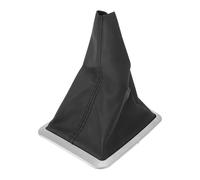 Hihaha Gear Shift Stick Gaiter for Ford Focus MK2 2004-2012 Gear Stick Knob Cover Boot Shift Cover Dustproof Leather 1 Pc Black