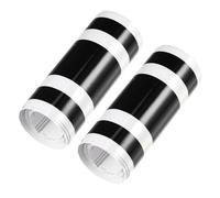 Hihaha Hood Stripe Pattern Sticker/Outer for Car/Durable / 2 Pcs Black