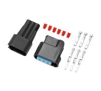 Hihaha Ignition Coil High Voltage Package Plug for Honda Accord Civic/Inner Male Female Wire Terminal Connector/Waterproof Plastic 2mm Series / 1 Set Black 3 Pin