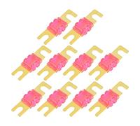 Hihaha Mini ANL Fuses 125A / Audio CD Fuse for Car / 10 Pcs Gold Tone Pink