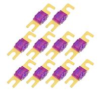Hihaha Mini ANL Fuses 150A / Audio CD Fuse for Car / 10pcs Gold Tone Purple