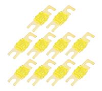 Hihaha Mini ANL Fuses 20A / Audio CD Fuse for Car / 10 Pcs Gold Tone Yellow