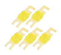 Hihaha Mini ANL Fuses 20A / Audio CD Fuse for Car / 5 Pcs Gold Tone Yellow