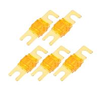 Hihaha Mini ANL Fuses 40A / Audio CD Fuse for Car / 5 Pcs Gold Tone Orange