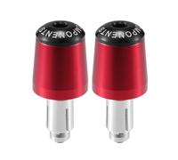 Hihaha Motorcycle Handlebar End Plug for Honda CBR250R CBR300R CBR400R CBR600RR / Front Handle Bar Grips/Durable Aluminum Alloy 7/8" 22mm / 2 Pcs Red