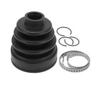 Hihaha No.68127817AA CV Joint Boot Kit W/Clamps for Jeep Compass 2008-2014 2016-2017 Inner Constant Velocity Joint Boot Strong Durable Rubber 1 Set Black