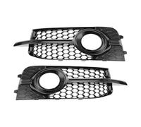 Hihaha No.8X0807682B/8X0807681B Fog Light Grill for Audi A1 8X/8XA 2010-2014 Front Left Right Front Lower Bumper Fog Light Cover Inserts ABS 1 Pair Honeycomb Black