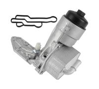 Hihaha No.BB3Q6B624EA Engine Oil Cooler Oil Filter Housing Adapter Assembly with Sensors for Ford for Ranger 2005-2024 / Front Oil Cooler/Durable Aluminum Alloy / 1 Pcs