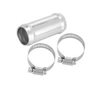Hihaha OD 1.25" 32mm Aluminum Alloy Hose Joiner Tube Intercooler Pipe Connector Air Intake Tube with Bead Roll with 2 Clamps Length 3" 76mm Durable Material