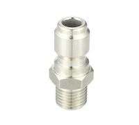 Hihaha Pressure Washer Coupler/Outer Washer Gun Adapter Universal for Car/Durable Stainless Steel M14 x 1.5/1 Pcs Silver Tone
