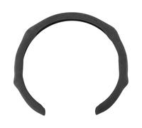 Hihaha PU Artificial Leather Steering Wheel Cover ABS Car Steering Wheel Protector 14.96" Black 1Pc