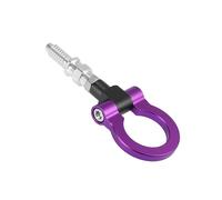 Hihaha Purple Aluminum Alloy Front Bumper Towing Eye Tow Hook for Car Item Replacement Durable Material