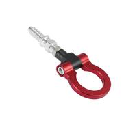 Hihaha Red Aluminum Alloy Front Bumper Towing Eye Tow Hook for Car Auto Durable Material