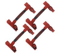 Hihaha Roll Bar Grab Handles for Jeep Wrangler 1987-2021 Grip Handle Holder Nylon PVC Red 4 Pcs