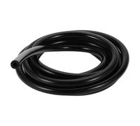 Hihaha Silicone Vacuum Tubing Hose Automotive Vacuum Line High Temperature 10ft 1/4" 6mm ID 3.5mm Thickness 1 Pc Black