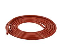 Hihaha Silicone Vacuum Tubing Hose Automotive Vacuum Line High Temperature 15Ft 1/4" 6mm ID 2.5mm Thickness 1 Pcs Red
