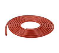 Hihaha Silicone Vacuum Tubing Hose Automotive Vacuum Line High Temperature 15FT 1/4" 6mm ID 2mm Thickness 1 Pcs Red